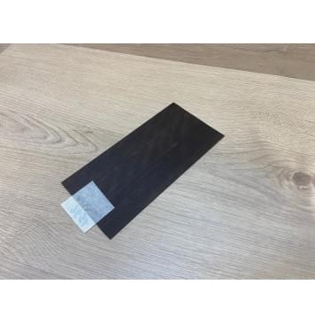 Эбен Чёрный (шлифованная) заготовка накладки на головку грифа Радиал ААА 1.5х97х200 мм-3