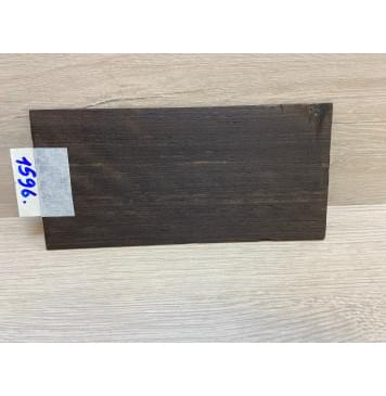 Эбен Чёрный (шлифованная) заготовка накладки на головку грифа Радиал ААА 1.5х97х200 мм-0