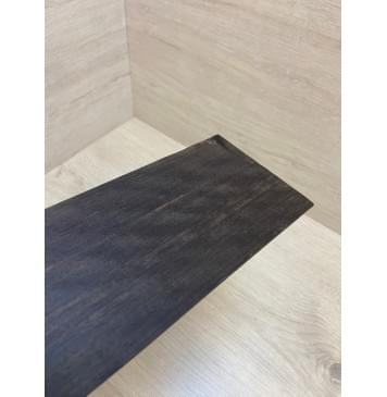 Эбен Чёрный (шлифованная) заготовка накладки на головку грифа Радиал ААА 1.5х97х200 мм-2