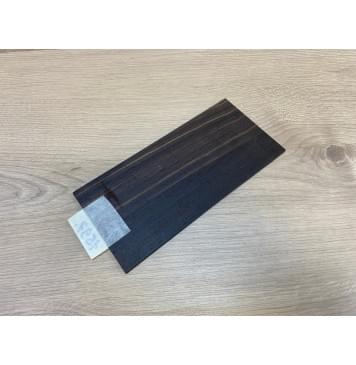 Эбен Чёрный заготовка накладки на головку грифа Радиал АА 3.5х97х205 мм-2