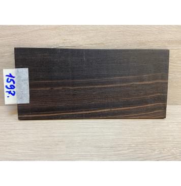 Эбен Чёрный заготовка накладки на головку грифа Радиал АА 3.5х97х205 мм-0