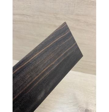 Эбен Чёрный заготовка накладки на головку грифа Радиал АА 3.5х97х205 мм-5