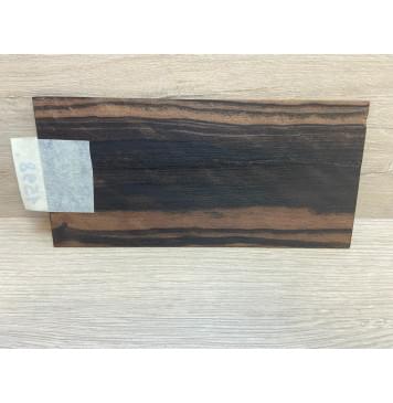 Эбен Чёрный (шлифованная) заготовка накладки на головку грифа Радиал АА 2.5х98х200 мм-1