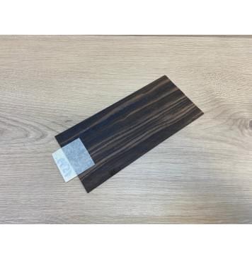 Эбен Чёрный (шлифованная) заготовка накладки на головку грифа Радиал АА 1.5х95х205 мм-1