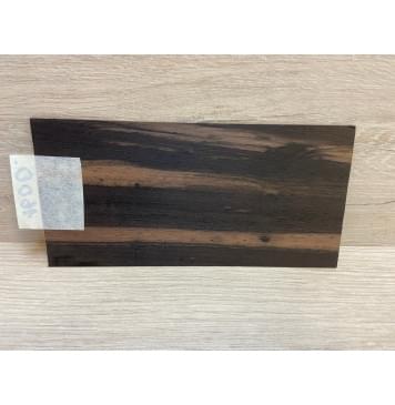 Эбен Чёрный (шлифованная) заготовка накладки на головку грифа Радиал АА 1.2х97х195 мм-3