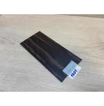 Эбен Чёрный заготовка накладки на головку грифа Радиал АА 3х97х200 мм-0