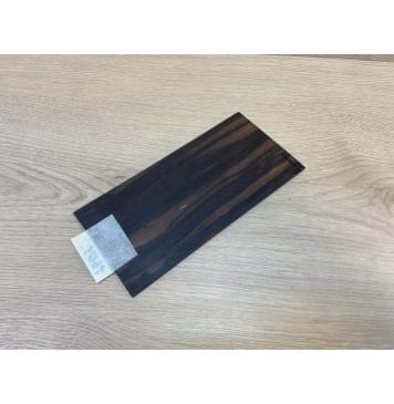 Эбен Чёрный заготовка накладки на головку грифа Радиал АА 3х97х200 мм-1