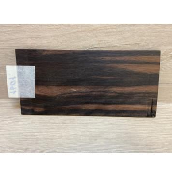 Эбен Чёрный заготовка накладки на головку грифа Радиал АА 3х97х200 мм-2