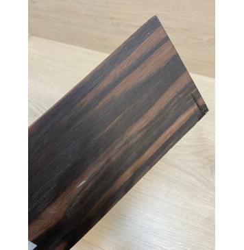 Эбен Чёрный заготовка накладки на головку грифа Радиал АА 3х97х200 мм-5