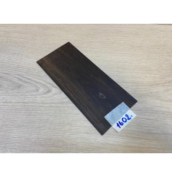 Эбен Чёрный (шлифованная) заготовка накладки на головку грифа Тангент АА 1.8х94х205 мм-0