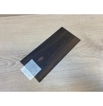 Эбен Чёрный (шлифованная) заготовка накладки на головку грифа Тангент АА 1.8х94х205 мм-1
