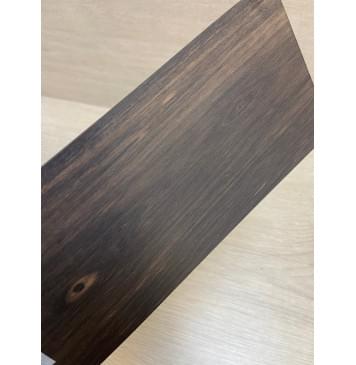 Эбен Чёрный (шлифованная) заготовка накладки на головку грифа Тангент АА 1.8х94х205 мм-4