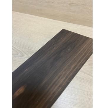 Эбен Чёрный (шлифованная) заготовка накладки на головку грифа Тангент АА 1.8х94х205 мм-5