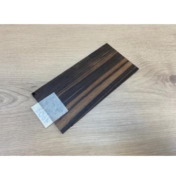 Эбен Чёрный заготовка накладки на головку грифа Радиал АА 3х97х198 мм-2