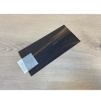 Эбен Чёрный (шлифованная) заготовка накладки на головку грифа Смешанный АА 2х96х205 мм-1