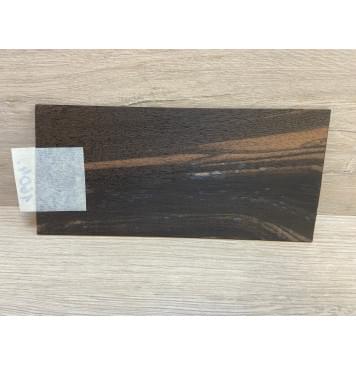 Эбен Чёрный (шлифованная) заготовка накладки на головку грифа Смешанный АА 2х96х205 мм-2