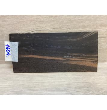 Эбен Чёрный (шлифованная) заготовка накладки на головку грифа Смешанный АА 2х96х205 мм-3