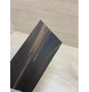 Эбен Чёрный (шлифованная) заготовка накладки на головку грифа Смешанный АА 2х96х205 мм-5