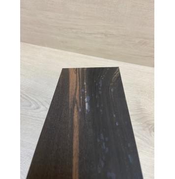 Эбен Чёрный (шлифованная) заготовка накладки на головку грифа Смешанный АА 2х96х205 мм-6