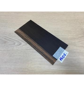 Эбен Чёрный (шлифованная) заготовка накладки на головку грифа Радиал АА 2х97х205 мм-0