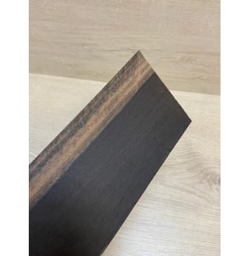 Эбен Чёрный (шлифованная) заготовка накладки на головку грифа Радиал АА 2х97х205 мм-3