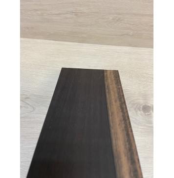 Эбен Чёрный (шлифованная) заготовка накладки на головку грифа Радиал АА 2х97х205 мм-5