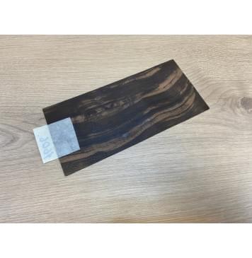 Эбен Чёрный (шлифованная) заготовка накладки на головку грифа Смешанный ААА 1.2х98х205 мм-1