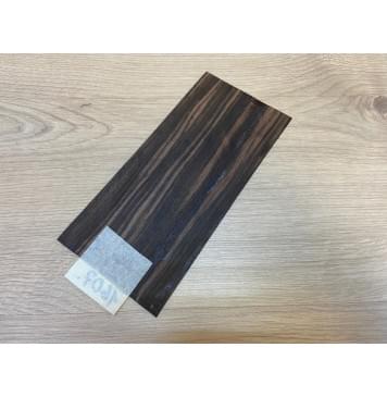 Эбен Чёрный (шлифованная) заготовка накладки на головку грифа Радиал АА 1.5х96х205 мм-2
