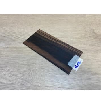 Эбен Чёрный (шлифованная) заготовка накладки на головку грифа Радиал АА 2.5х98х205 мм-0