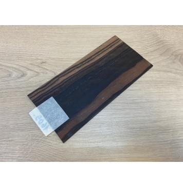 Эбен Чёрный (шлифованная) заготовка накладки на головку грифа Радиал АА 2.5х98х205 мм-1