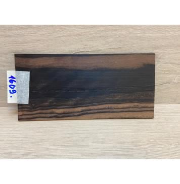 Эбен Чёрный (шлифованная) заготовка накладки на головку грифа Радиал АА 2.5х98х205 мм-4