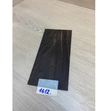 Эбен Чёрный (шлифованная) заготовка накладки на головку грифа Радиал АА 2.5х98х200 мм-1