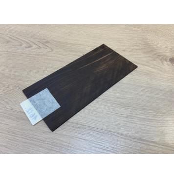 Эбен Чёрный (шлифованная) заготовка накладки на головку грифа Радиал АА 2.5х98х200 мм-4