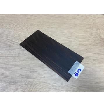 Эбен Чёрный (шлифованная) заготовка накладки на головку грифа Радиал ААА 2х94х197 мм-0