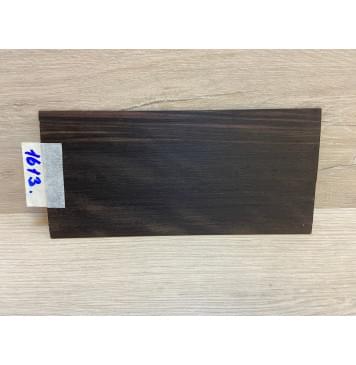 Эбен Чёрный (шлифованная) заготовка накладки на головку грифа Радиал ААА 2х94х197 мм-4