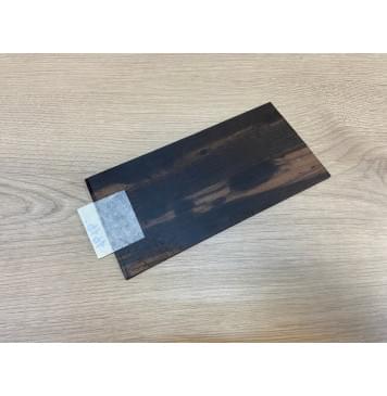 Эбен Чёрный заготовка накладки на головку грифа Радиал АА 2.5х97х198 мм-2