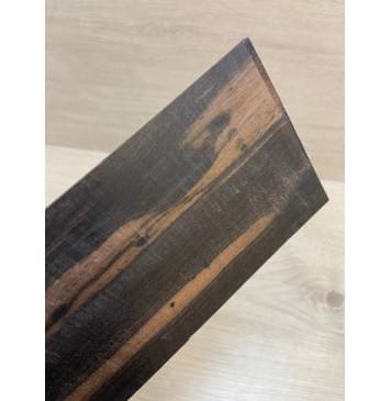 Эбен Чёрный заготовка накладки на головку грифа Радиал АА 2.5х97х198 мм-3