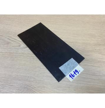 Эбен Чёрный (шлифованная) заготовка накладки на головку грифа Радиал АА 1.5х95х198 мм-0
