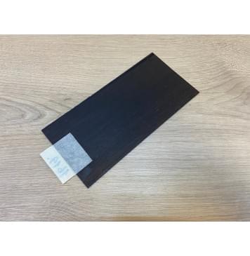 Эбен Чёрный (шлифованная) заготовка накладки на головку грифа Радиал АА 1.5х95х198 мм-2