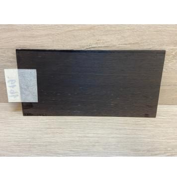 Эбен Чёрный (шлифованная) заготовка накладки на головку грифа Радиал АА 1.5х95х198 мм-1