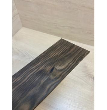 Эбен Чёрный заготовка накладки на головку грифа Смешанный ААА 2х85х200 мм-3