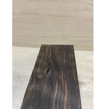 Эбен Чёрный заготовка накладки на головку грифа Смешанный ААА 2х85х200 мм-5