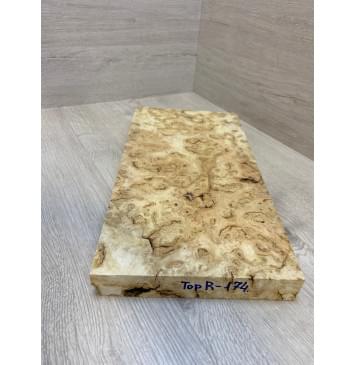 Тополь Белолистка Кап заготовка на топ под заливку Смешанный ААА 34х227-213х430 мм - 1шт (под распил)-3