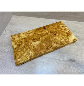 Тополь Белолистка Кап заготовка на топ под заливку Смешанный ААА 34х227-213х430 мм - 1шт (под распил)-0