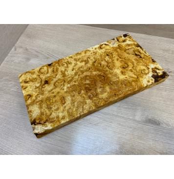 Тополь Белолистка Кап заготовка на топ под заливку Смешанный ААА 34х227-213х430 мм - 1шт (под распил)-6