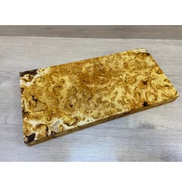 Тополь Белолистка Кап заготовка на топ под заливку Смешанный ААА 34х227-213х430 мм - 1шт (под распил)-7