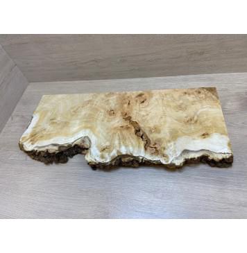 Тополь Белолистка Кап заготовка на топ под заливку Смешанный ААА 37х240-190х635 мм - 1шт (под распил) АКЦИЯ-5