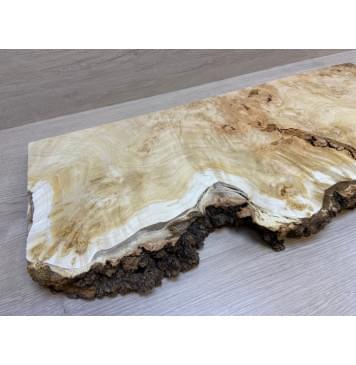 Тополь Белолистка Кап заготовка на топ под заливку Смешанный ААА 37х240-190х635 мм - 1шт (под распил) АКЦИЯ-7