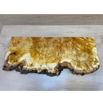 Тополь Белолистка Кап заготовка на топ под заливку Смешанный ААА 37х240-190х635 мм - 1шт (под распил) АКЦИЯ-0