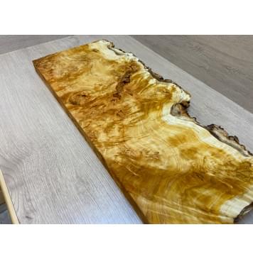 Тополь Белолистка Кап заготовка на топ под заливку Смешанный ААА 37х240-190х635 мм - 1шт (под распил) АКЦИЯ-12